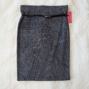 NWT Xhilaration Gray And Black Skirt